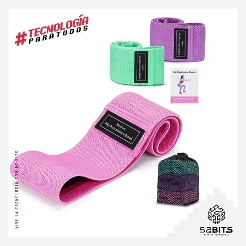 KIT 3 - Bandas elasticas de tela