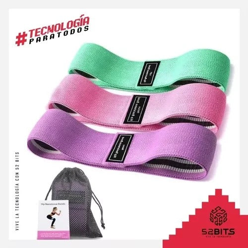 KIT 3 - Bandas elasticas de tela