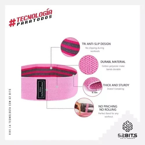 KIT 3 - Bandas elasticas de tela