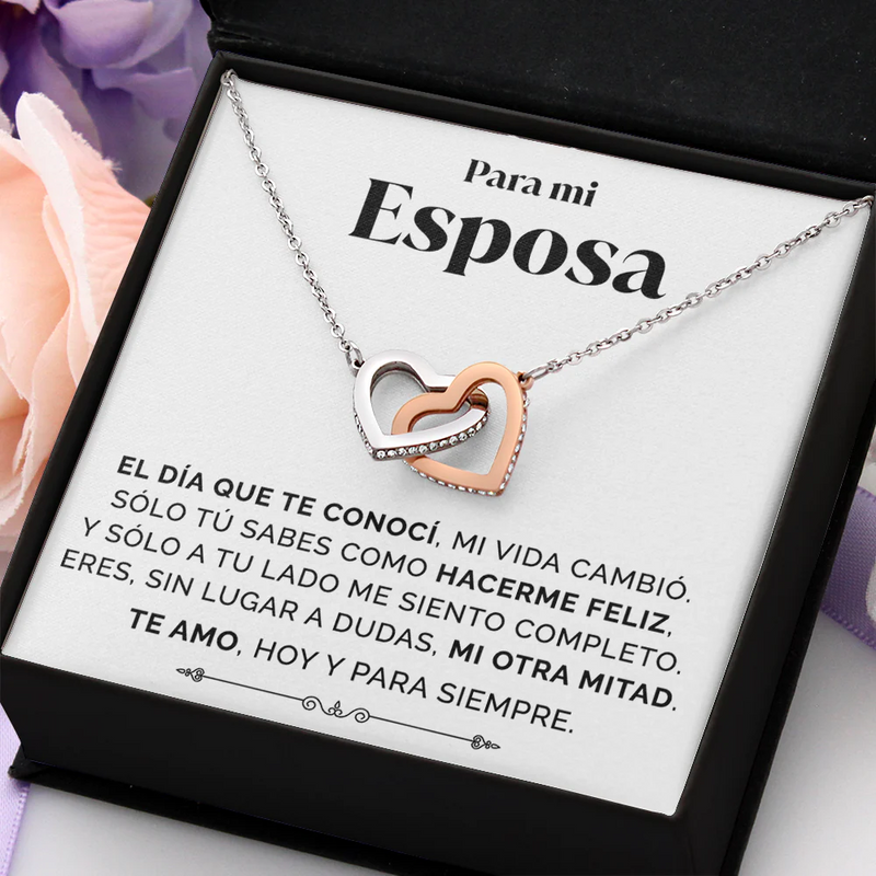 Collar para mi esposa + tarjeta